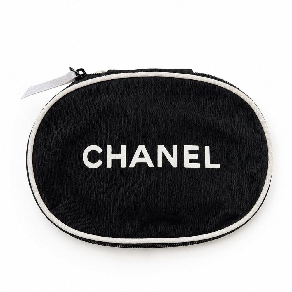 Chanel Women's Black Makeup Bag